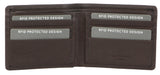 Milleni Mens Leather Tab Wallet in Brown (C5131)