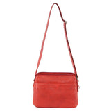 Milleni Ladies Leather Cross Body Bag in Red (NL10768)