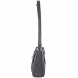 Milleni Nappa Leather Cross Body Bag in Teal (NL9426)