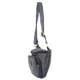 Pierre Cardin Burnished Leather Sling Bag (PC 3455) in Black