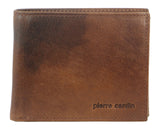 Pierre Cardin Italian Leather Bi-Fold Mens Wallet in Cognac (PC1162)