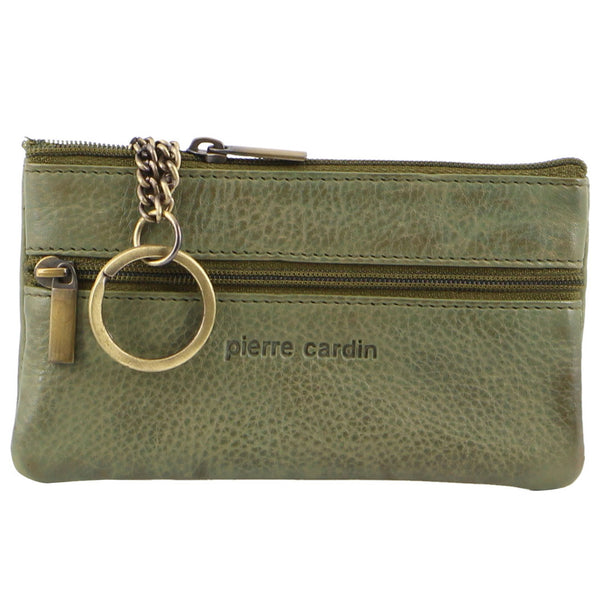 Pierre Cardin Leather Coin Purse in Mint (PC1349)