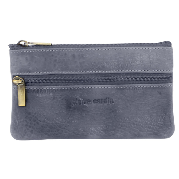 Pierre Cardin Leather Coin Purse in Teal (PC1349)