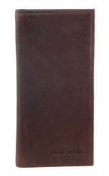 Pierre Cardin Mens Italian Leather Suit Wallet in Chocolate (PC1905)