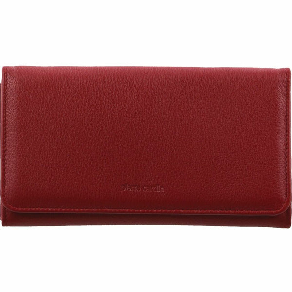Pierre Cardin Italian Leather Ladies Wallet in Red  (PC1976)