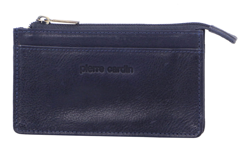 Pierre Cardin Leather Coin Purse in Midnight (PC2277)