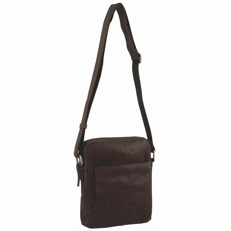 Pierre Cardin Rustic Leather Ipad Mini Bag in Brown (PC2795)