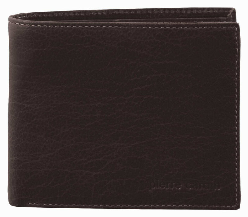 Pierre Cardin Rustic Leather Bi-Fold Mens Wallet in Brown (PC2816)