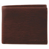 Pierre Cardin Rustic Leather Bi-Fold Mens Wallet in Chestnut (PC2816)