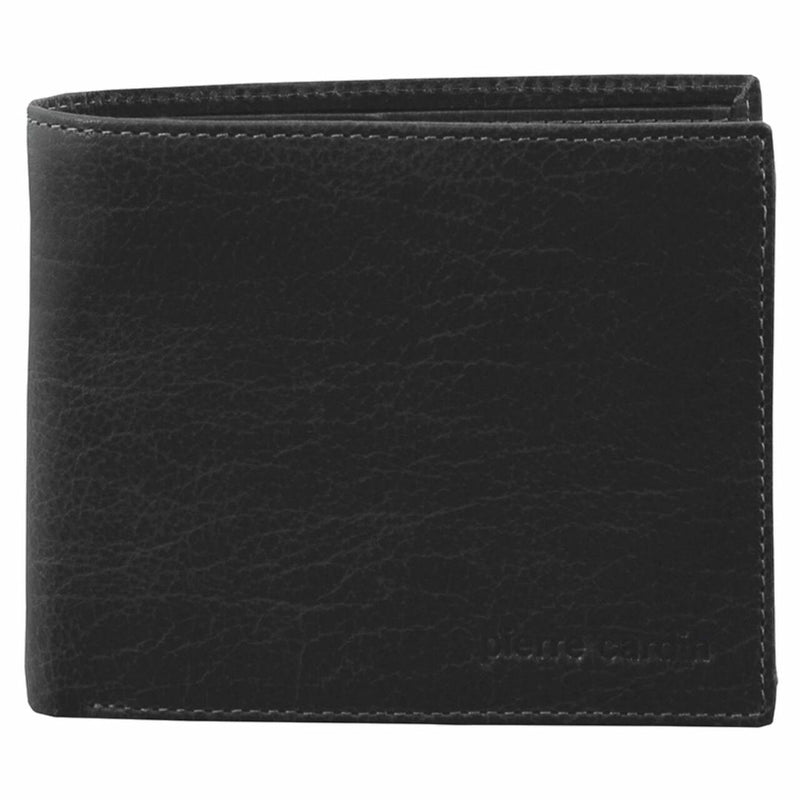 Pierre Cardin Rustic Leather Bi-Fold Mens Wallet in Black (PC2819)