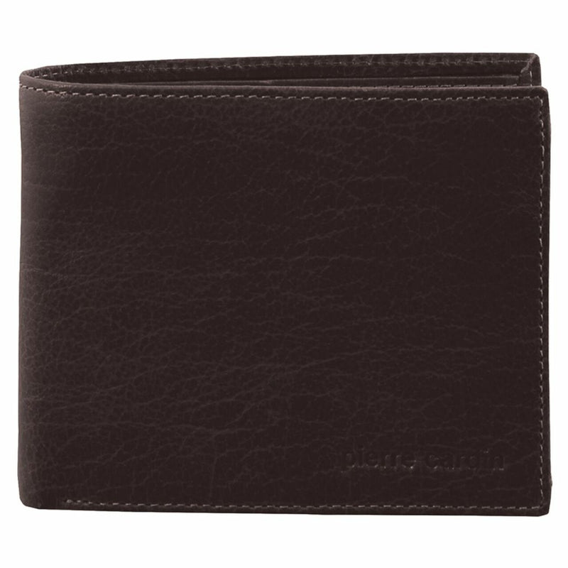 Pierre Cardin Rustic Leather Bi-Fold Mens Wallet in Brown (PC2819)