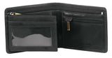 Pierre Cardin Rustic Leather Mens Wallet in Black (PC3254)