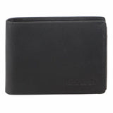 Pierre Cardin Rustic Leather Mens Bi-Fold Wallet in Black (PC 3309)