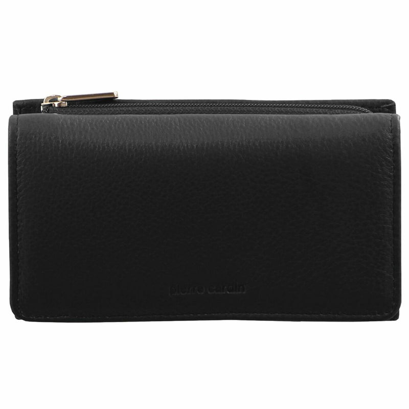Pierre Cardin Italian Leather Ladies Wallet in Black (PC8776)