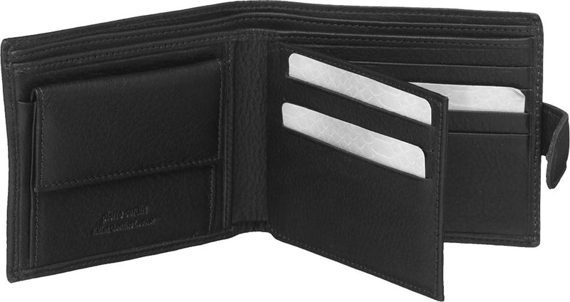 Pierre Cardin Italian Leather Mens Wallet/Card Holder in Black (PC8780)