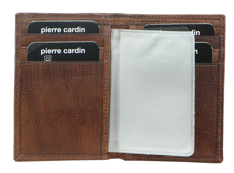 Pierre Cardin Leather Credit Card Holder in Cognac (PC8784)