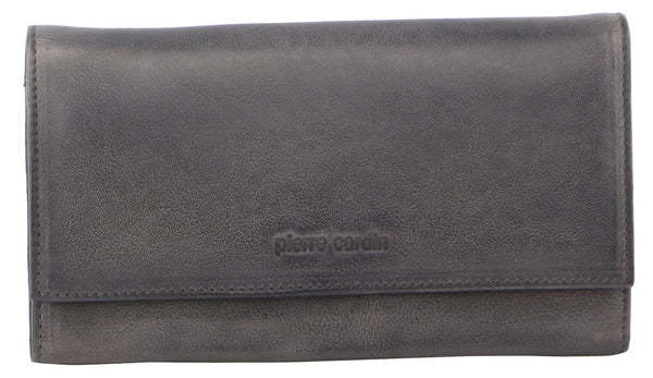 Pierre Cardin Italian Leather Ladies Wallet in Slate (PC8785)