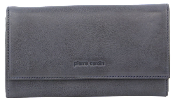 Pierre Cardin Italian Leather Ladies Wallet in Teal (PC8785)