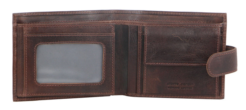 Pierre Cardin Italian Leather Mens Wallet in Cognac (PC8874)