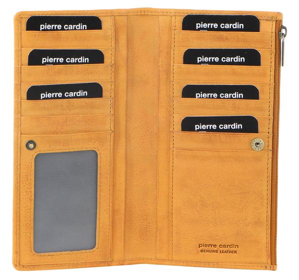 Pierre Cardin Ladies Leather Bi-Fold Wallet in Tobacco (PC9130)