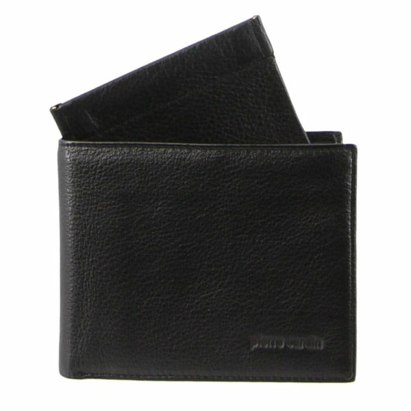 Pierre Cardin Italian Leather Mens Wallet/Card Holder in Black (PC9449)
