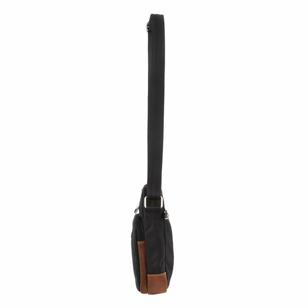 Pierre Cardin Anti-Theft 2 Tone Cross-Body Bag in Black (PC3266)